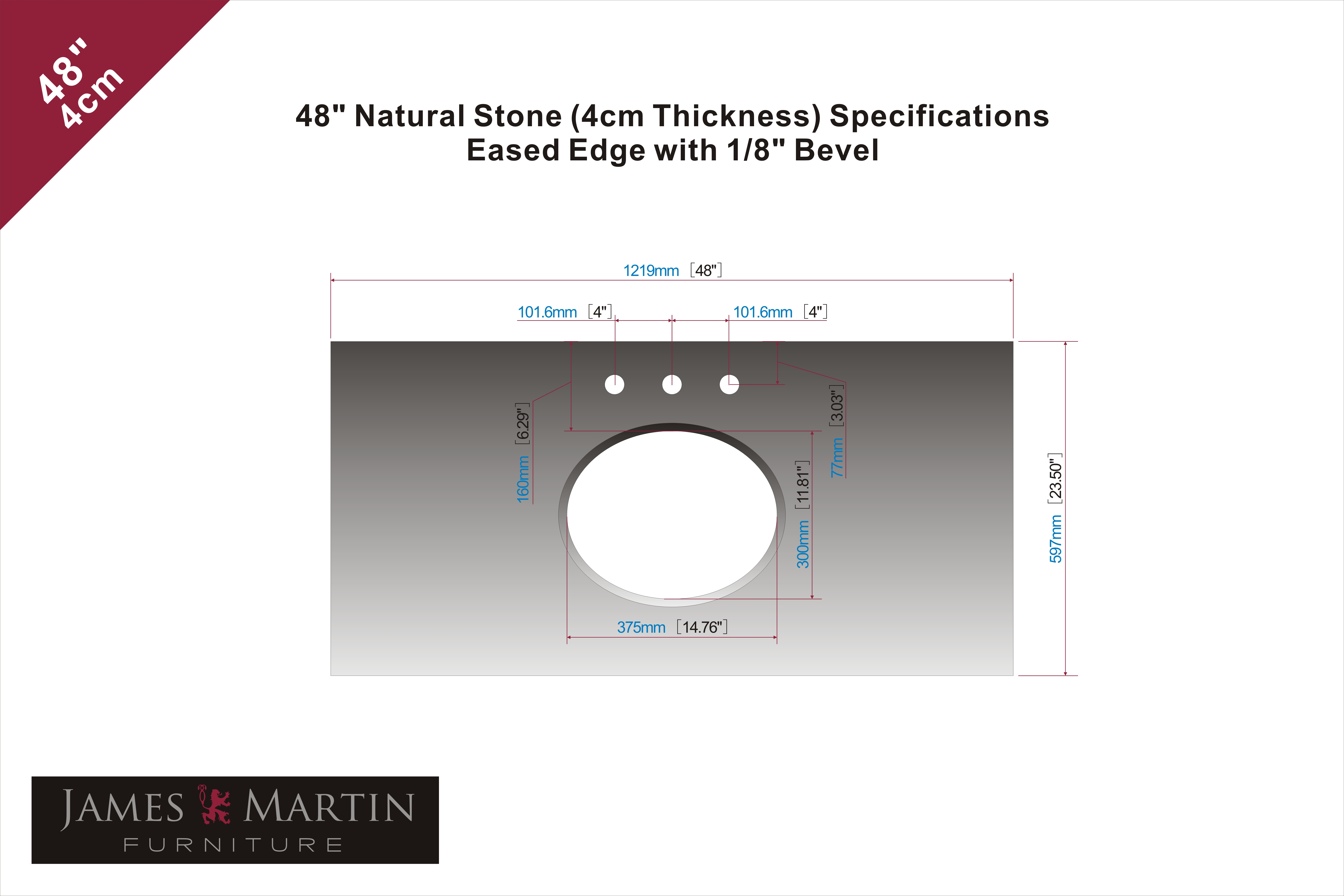 4cm Stone Top Specifications