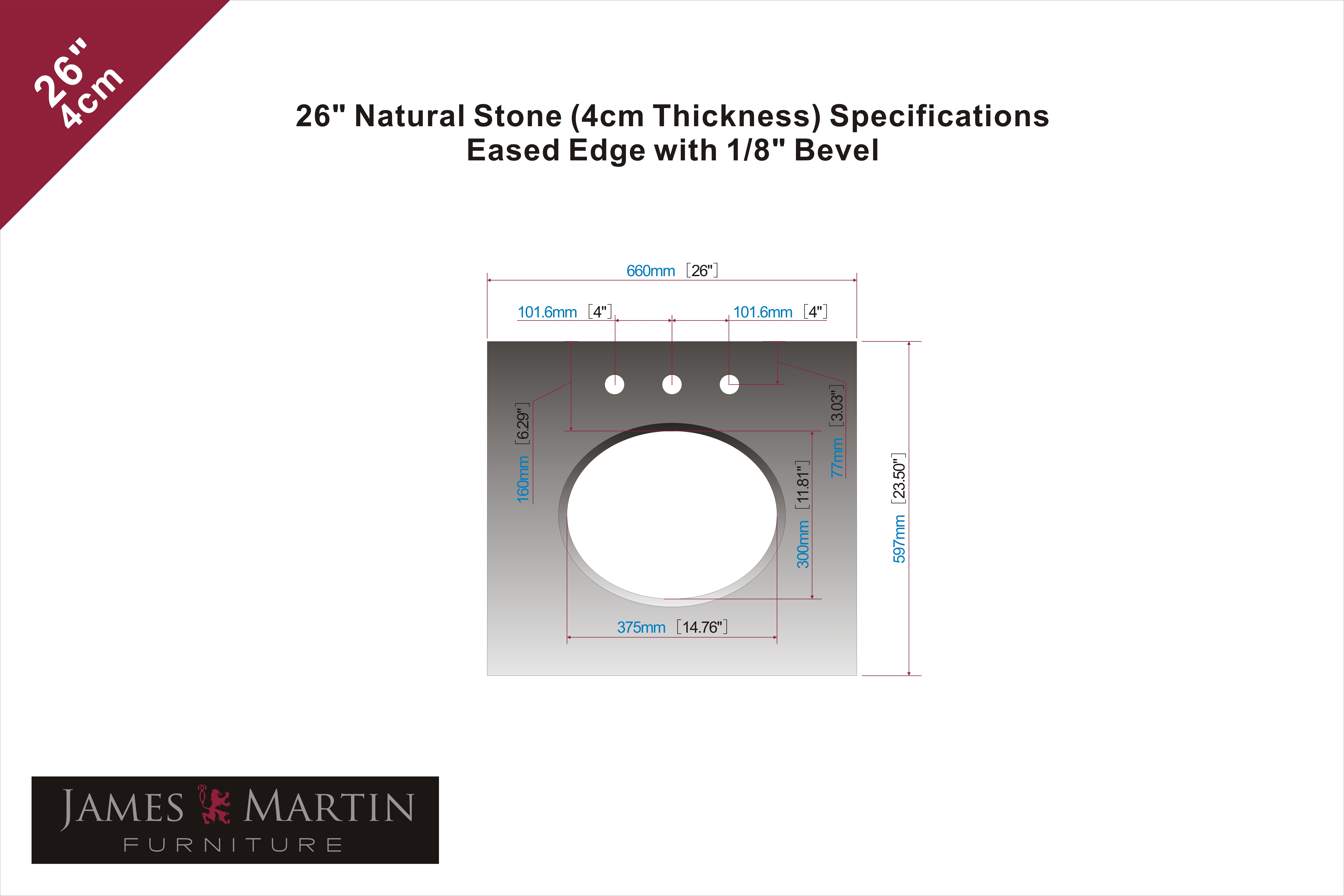 4CM Stone Top Specifications